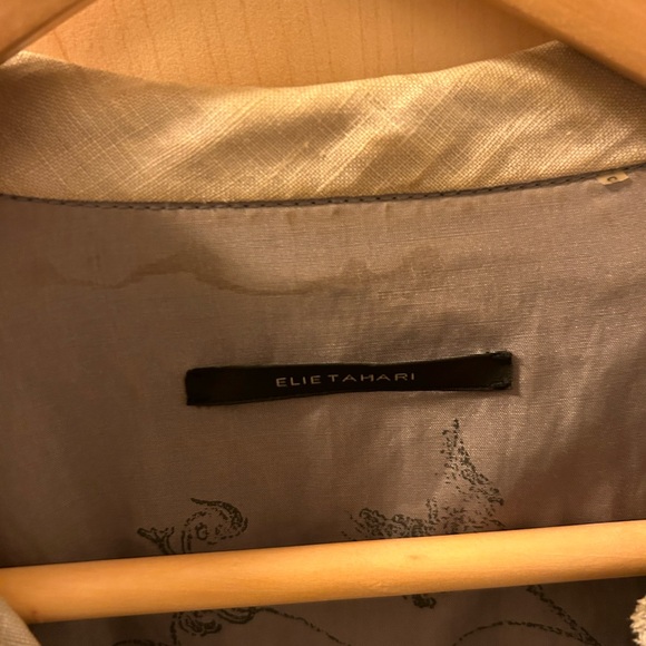 Elie Tahari Leather jacket - Picture 3 of 3